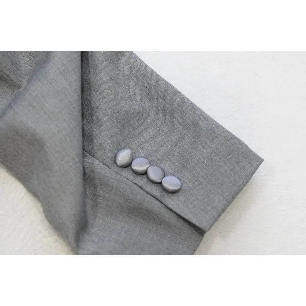 Vinci Slim Fit Tuxedo 2 Piece Suit Pants Jacket‎ Gray Mens Sz 44 x 30 50 R